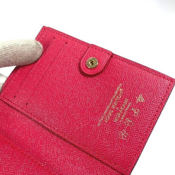 LOUIS VUITTON M13420 Monogram Portefeuille-Lisa Cherry Compact Wallet Unused - Picture 13 of 16